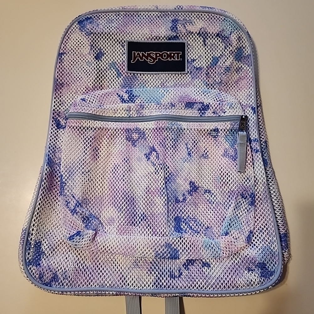 JanSport Mystic Floral Mesh school backpack JS0A2SDG